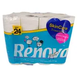 Renova SkinCare Toilettenpapier, 3-lagig, weiß, 24 Rollen – Bild 5