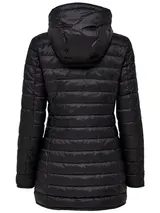 ONLY Damen langer Stepp-Mantel OnlTahoe Oversize Übergangs-Jacke Kapuze Herbst – Bild 2
