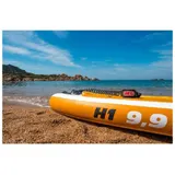 SUP Board Komplettset Allround Stand Up Paddle Surfboard Paddling 120kg Gelb – Bild 16