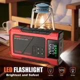 Eigotrav 6000A Starthilfe Ladegerät Booster Power-Bank mit 150PSI Luftkompressor – Bild 4