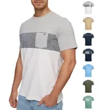 Indicode Herren T-Shirt INSprings-Rundhals Brusttasche Männer Shirt Sommershirt – Bild 7