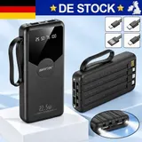 9000000mAh Power Bank USB C Schnellladegerät Externer Batterie Ladegerät Handy – Bild 1