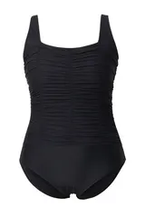 Ulla Popken Damen große Größen Badeanzug Drapierung Softcups – Bild 8