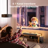 ULTIMEA Apollo S50 4.1 Teilbare 2-in-1 Soundbar für Fernseher mit Subwoofer 200W – Bild 2