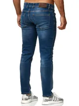 TAZZIO Jeans Slim Fit Herren Jeanshose Stretch Designer Hose Denim Blau – Bild 3
