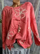 KangaROOS Damen Sweatshirt Pullover Rosa Aufdruck Langarm Gr. 36-42 NEU (1202) – Bild 6