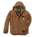 Carhartt Winterjacke Bartlett Duck Arbeitsjacke Funktionsjacke mit Kapuze 103826 – Bild 3