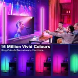 LED Stehleuchte RGB 10W Dimmbar Farbig Stehlampe Lichtsäule Standleuchte Dimmbar – Bild 11