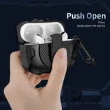 Ästhetische für tpu PC Schutz Hülle für Airpods 4 mit Schlüsselanhänger Schlauf – Bild 4