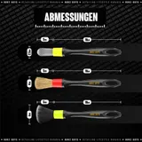3x Detailing Pinsel Nuke Guys Auto Innen Raum Reinigungspinsel Autopflege Set – Bild 3