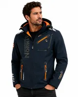 Geographical Norway Herren Übegangs Jacke Softshell Regen Outdoor Frühlingsjacke – Bild 1