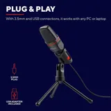Trust USB Gaming Mikrofon PC USB-Mikrofon Streaming Podcast Gaming Tischmikrofon – Bild 10