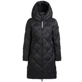 khujo Linda Damen Mantel Winterparka Steppmantel Wintermantel Schwarz – Bild 8