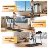 8 % Steigung Laufband, Leise & Klappbar, 1-12 km/h, mit APP Control, LED-Display – Bild 7