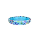 Planschbecken Kinderpool Aufblasbar Baby Pool 3-Ring Gartenpool Punkte Sommer – Bild 2
