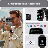 Alexa Smartwatch Damen Herren Fitnessuhr mit Telefonfunktion IP68 Wasserdicht – Bild 3