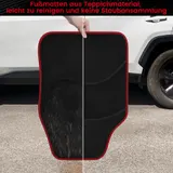 Auto Fußmatten universal  Autoteppich Teppiche mit 4 Matten aus Teppichmaterial – Bild 4