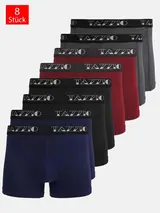 TAZZIO Boxershorts Men Herren 8er Pack Unterwäsche Unterhosen Männer Retroshorts – Bild 11