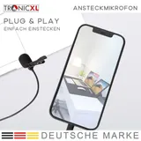 USB-C Ansteckmikrofon Mikrofon Ansteck Lavalier Microphone Kamera Smartphone – Bild 4