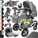 KESSER® Loops 4 in 1 Kombi Kinderwagen Reise Buggy inkl. Auto Babyschale Zubehör – Bild 10