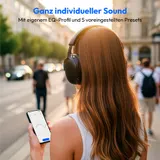 MEDION LIFE HX1 Plus Over Ear Kopfhörer Bluetooth ANC Wireless Schwarz – Bild 2
