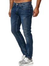 TAZZIO Jeans Slim Fit Herren Jeanshose Stretch Designer Hose Denim Blau – Bild 1