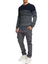 Indicode Herren Strickpullover INMoltilion-Herrenpullover Baumwoll Pulli Männer – Bild 6