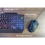 Schwaiger USB Gaming Keyboard Tastatur RGB LED Beleuchtet Smartphone-Halterung – Bild 11