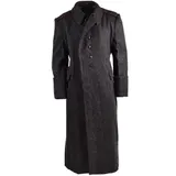 Original Bulgarische Armee Wollmantel Militär Winter Trenchcoat Braun – Bild 1