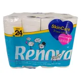 Renova SkinCare Toilettenpapier, 3-lagig, weiß, 24 Rollen – Bild 4