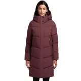 khujo Graya Damen-Mantel Steppmantel Winterparka Stepp-Jacke Parka Coat Weinrot – Bild 1