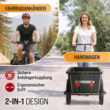 MONZANA® Fahrradanhänger Handwagen Transportanhänger Lastenanhänger Radanhänger – Bild 8
