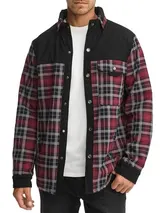 Indicode Herren Übergangsjacke INHolz-Hemd Jacke Holzfällerhemd Teddyfutter – Bild 2