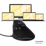 Gaming Maus vertikale 6 Tasten 3200DPI MSDS USB Gamer Mouse 7 Farbe PC Computer – Bild 7