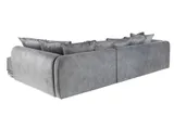 Modernes XXL Ecksofa DECADENCIA 320cm silbergrau Samt Bigsofa inkl. Kissen – Bild 11