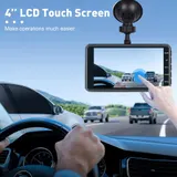 HD 1080P Dashcam Auto Vorne Hinten und Innen Autokamera Videorecorder G-Sensor – Bild 3