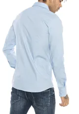 Hemd Herren Slim Fit Business Freizeit Hochzeit Shirt Bügelleicht Hemden Langarm – Bild 6