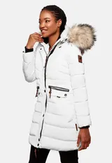 Navahoo PAULA Damen Winter Jacke Steppjacke Mantel Parka Kapuze Warm Gefüttert  – Bild 4
