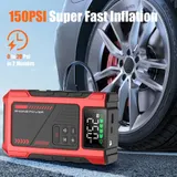 Eigotrav 6000A Starthilfe Ladegerät Booster Power-Bank mit 150PSI Luftkompressor – Bild 3