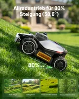 Mammotion LUBA Mini 2 AWD 1500 Mähroboter ohne Kabel bis 1500m² 80% Steigung APP – Bild 6