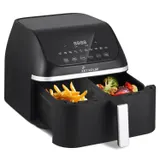 Heißluftfritteuse Airfryer Fritteuse Air Fryer Frittieren Heißluft Schwarz – Bild 1
