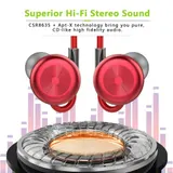 Bluetooth Wireless Kopfhörer HD Noise Cancelling IPX5 Wasserdicht Magnetisch Sport – Bild 8