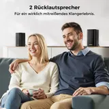 ULTIMEA 5.1.2 Surround Soundbar für TV mit Subwoofer, Dolby Atmos App Steuerung – Bild 4
