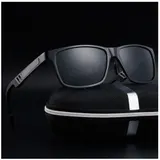Aluminium Magnesium Polarisiert Sonnenbrille Herren Retro UV 400 Fahren Brille – Bild 2
