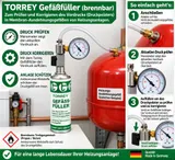 Gefäßfüller 400ml mit Adapter für Ausdehnungsgefäße mit Absperrung und Manometer – Bild 4