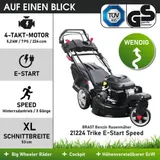 BRAST Rasenmäher Benzin Trike 5,2kW (7PS) mit Antrieb 53cm Schnittbreite 224ccm – Bild 8