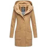 Marikoo Damen Mantel Trenchcoat Übergangs Jacke Parka Lang B819 – Bild 5