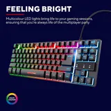 Trust Gaming Tastatur RGB LED Beleuchtung USB QWERTZ DE-Layout Keyboard – Bild 7