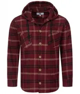 Rock Creek Herren Hemd Flanellhemd Kapuzenjacke Karohemd Holzfällerhemd H-334  – Bild 1