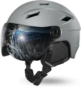 Odoland Erwachsene Skihelm Skihelm mit Visier, Leichter Race-Helm S 52-55 CM – Bild 1